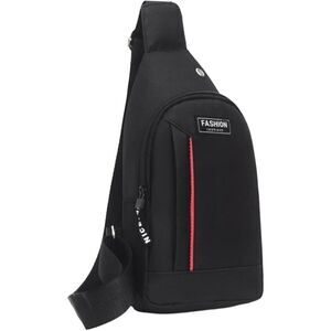 NEW Black Chest Back Shoulder Sling Bag